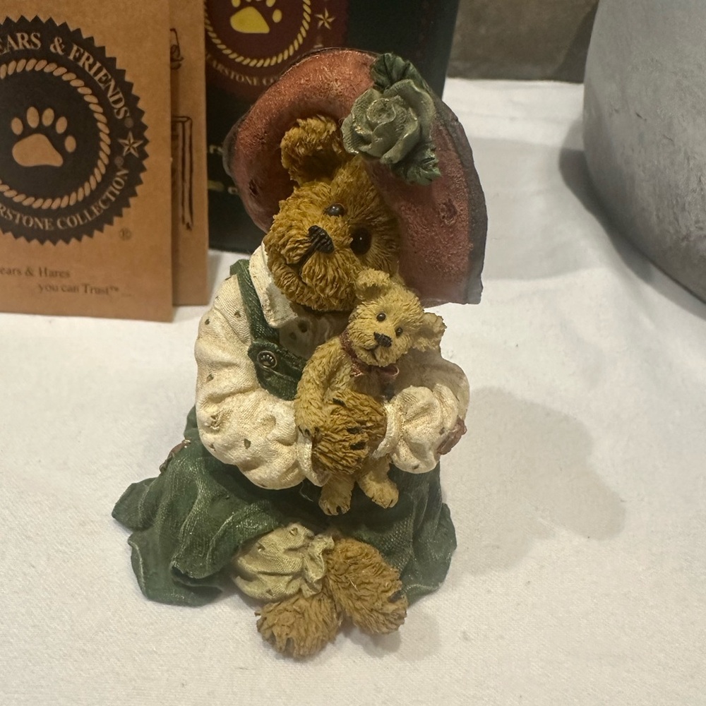 Boyd’s bear PATRICIA with Buddy